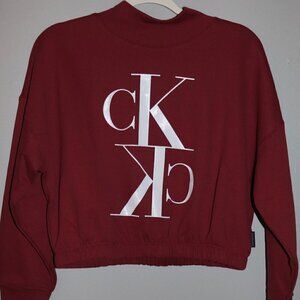 Calvin Klein Jeans Raven color mock sweatshirt Size M